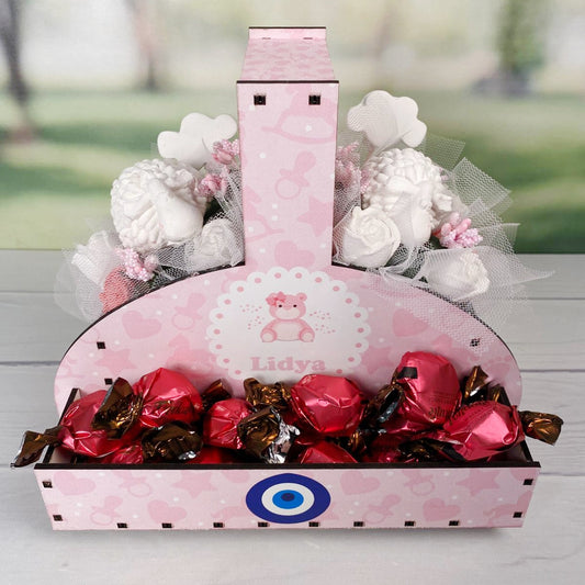 Minik Melek Kız Bebek Yarım Ay Seti